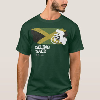 T-shirt Piste cyclable Jamaïque Road Bike Racing Vitesse C