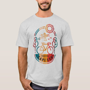 T-shirt Piste cyclable Retro Cape Cod