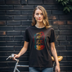 T-shirt Piste cyclable Retro Erie Canal.