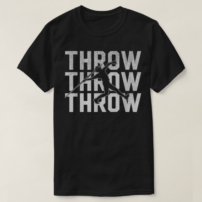 T-shirt Piste d'athlétisme de Javelin Throw (Design devant)