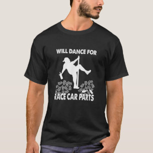 T-shirt Piste de course de stock-car de piste de terre drô