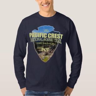 T-shirt Piste de la crête du Pacifique (pointe de flèche)