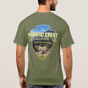 T-shirt Piste de la crête du Pacifique (pointe de flèche)