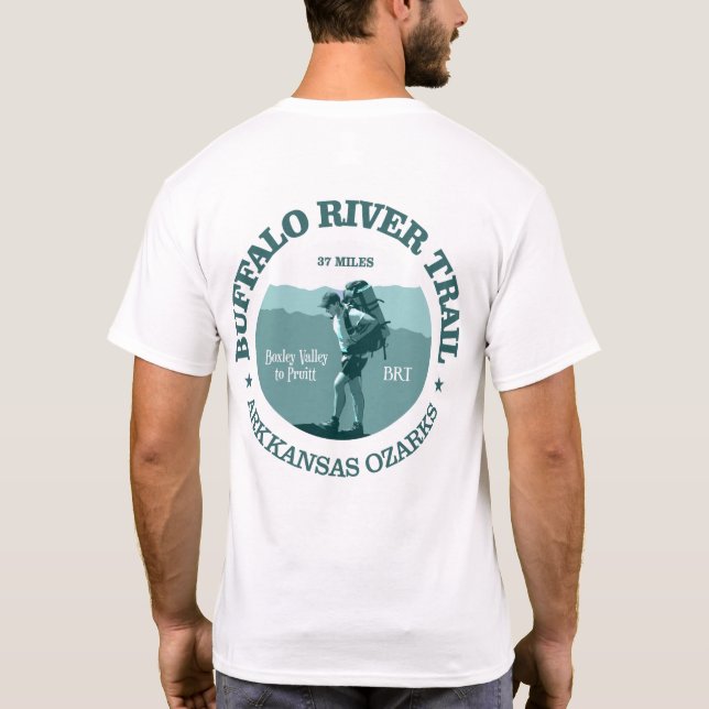 T-shirt Piste de la rivière Buffalo (T) (Dos)