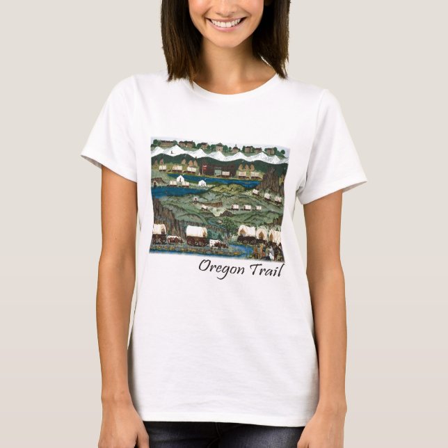 T-shirt Piste de l'Oregon (Devant)