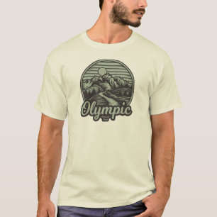 T-shirt Piste de montagne du parc national olympique