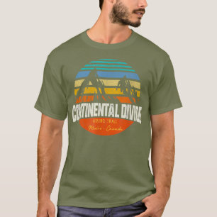T-shirt Piste de Randonnée vintage Continental Divide