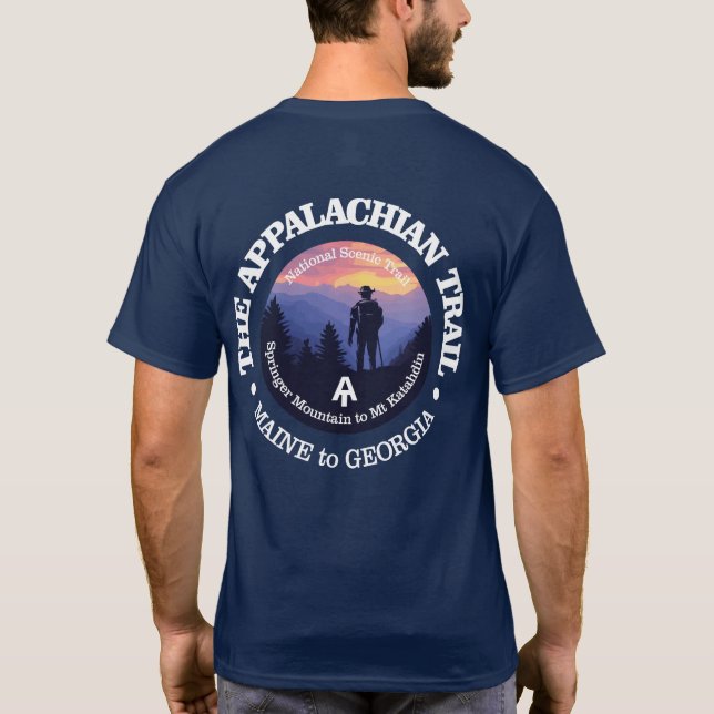 T-shirt Piste des Appalaches (rd2) (Dos)