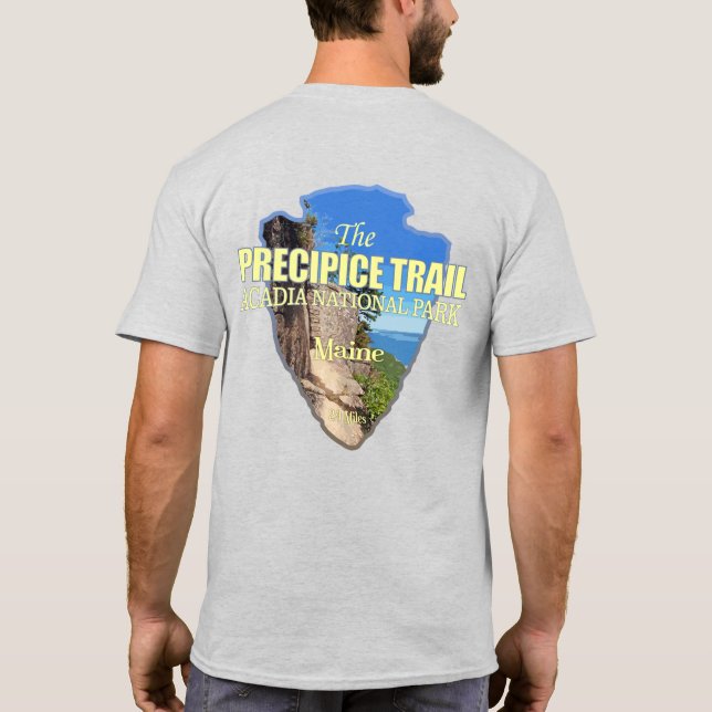 T-shirt Piste des précipitations (flèche) (Dos)