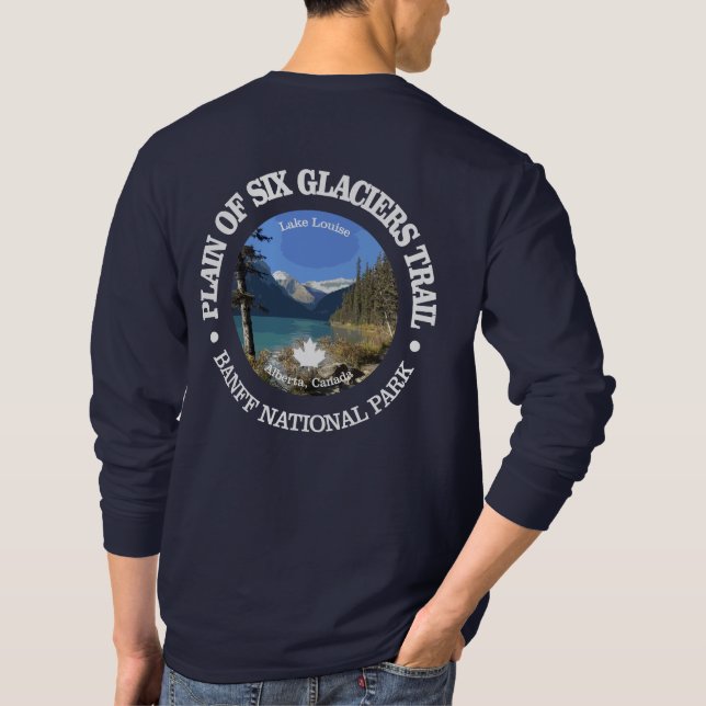 T-shirt Piste des Six Glaciers (e) (Dos)