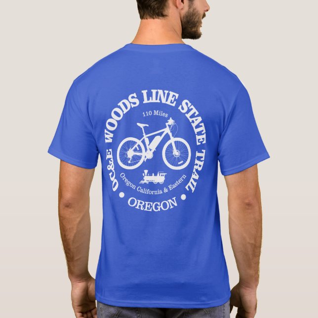 T-shirt Piste d'état OC&E Woods Line (cyclisme) (Dos)
