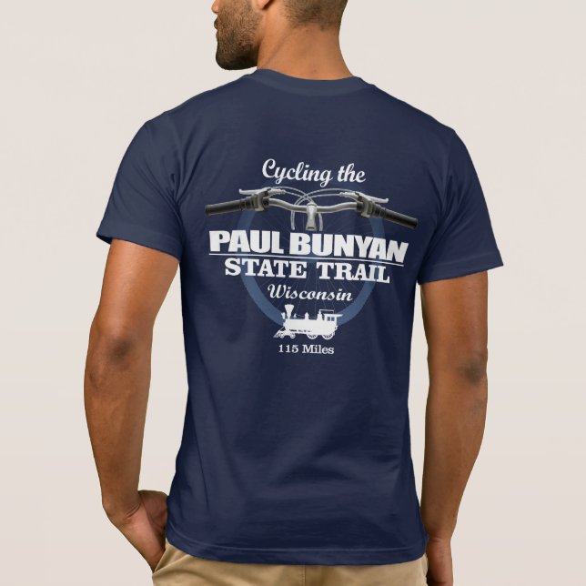 T-shirt Piste d'État Paul Bunyan (H2) (Dos)