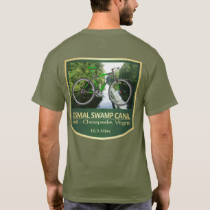 T-shirt Piste du canal de marais lugubre (vélo2)