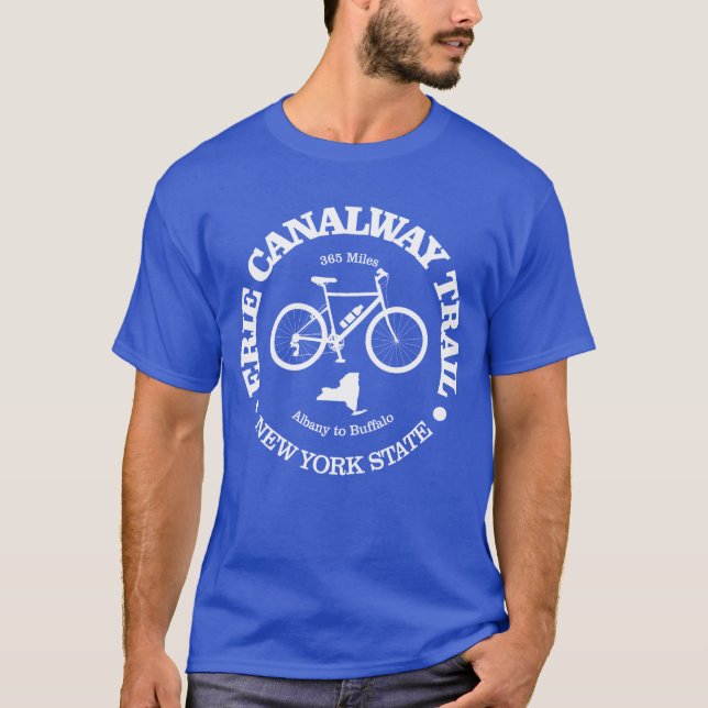 T-shirt Piste du canal Erie (cyclisme) (Devant)
