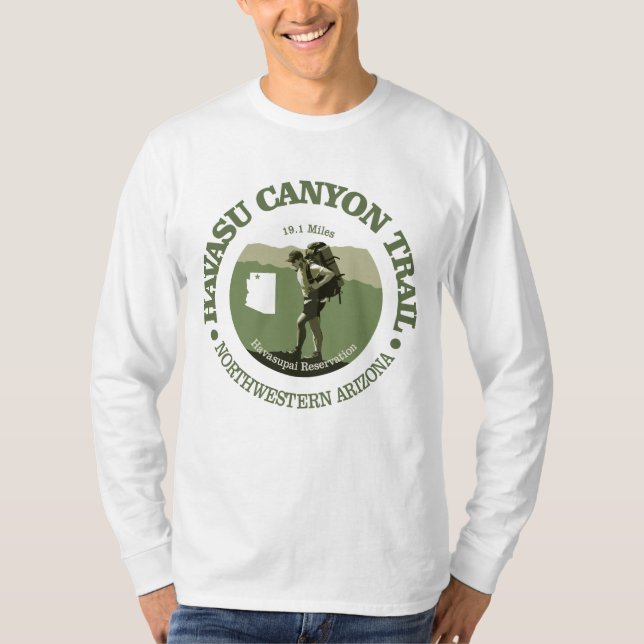 T-shirt Piste du canyon Havasu (O) (Devant)