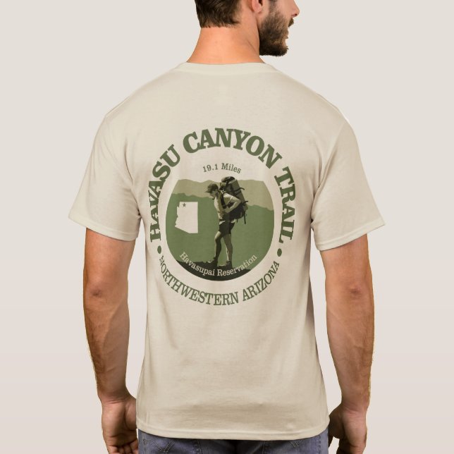 T-shirt Piste du canyon Havasu (O) (Dos)