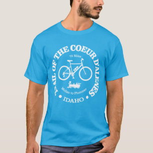 T-shirt Piste du Coeur d'Alene (cyclisme)