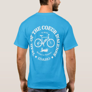 T-shirt Piste du Coeur d'Alene (cyclisme)