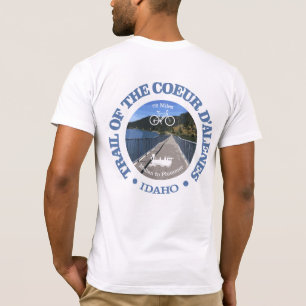 T-shirt Piste du Coeur d'Alene (vélo c)