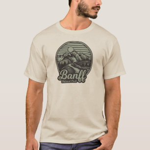 T-shirt Piste du parc national Banff