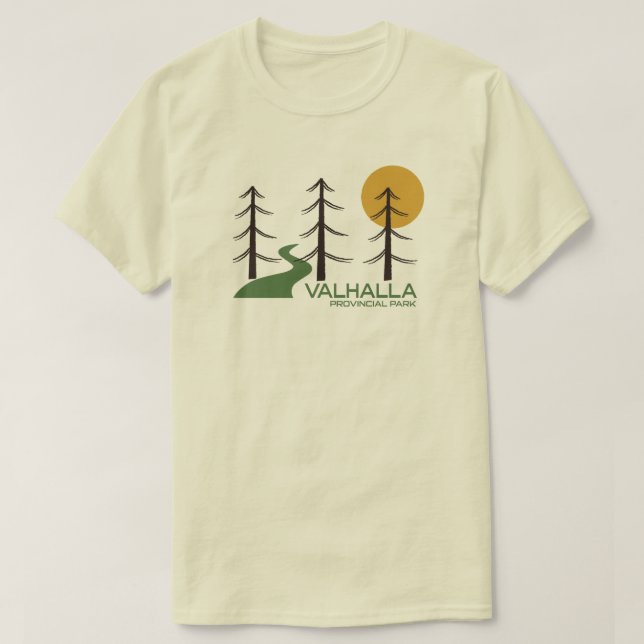 T-shirt Piste du parc provincial Valhalla (Design devant)