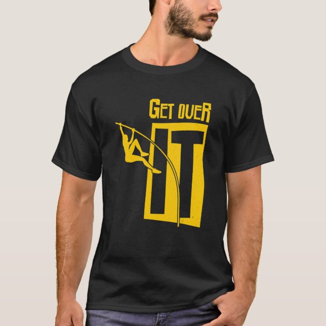 T-shirt Piste Et Champ Reprenez-Le Potable Vault Pole Jump (Devant)