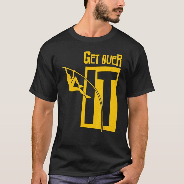T-shirt Piste Et Champ Reprenez-Le Potable Vault Pole Jump (Devant)