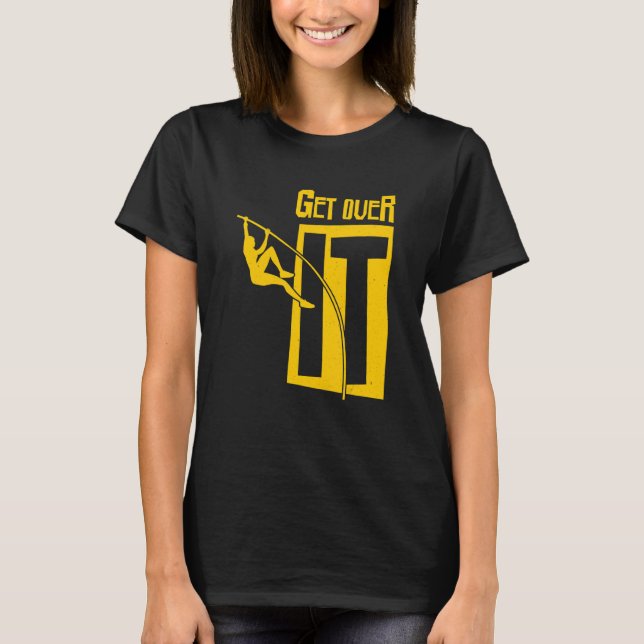 T-shirt Piste Et Champ Reprenez-Le Potable Vault Pole Jump (Devant)