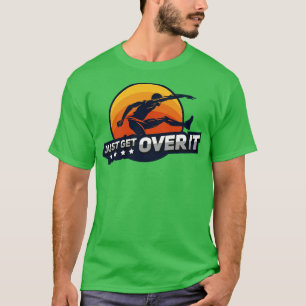 T-shirt Piste et terrain Il suffit de le dépasser