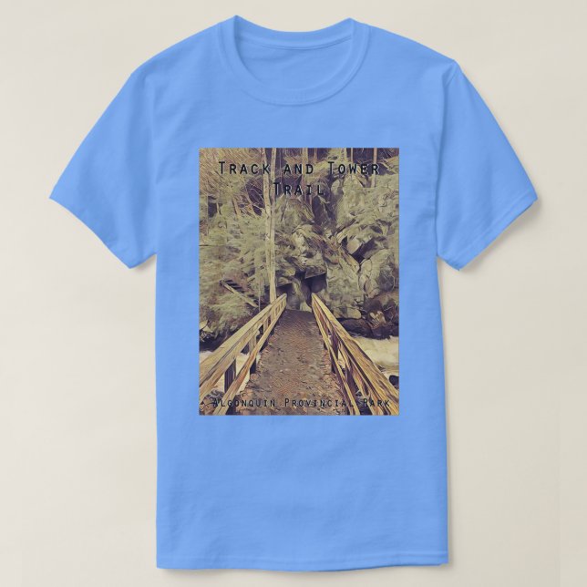 T-shirt Piste et tour Parc Algonquin (Design devant)