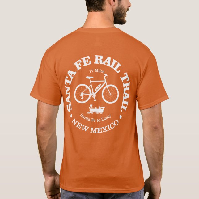 T-shirt Piste ferroviaire père Noël Fe (cyclisme) (Dos)