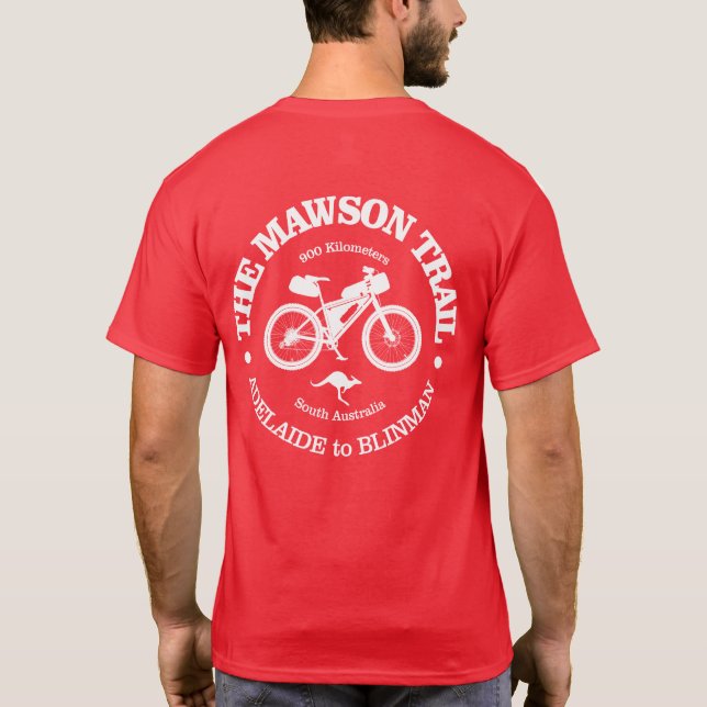 T-shirt Piste Mawson (cyclisme) (Dos)