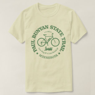 T-shirt Piste Paul Bunyan (cyclisme)