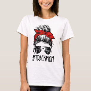 T-shirt Piste, Piste Maman, Passe, Piste De Lunettes De So