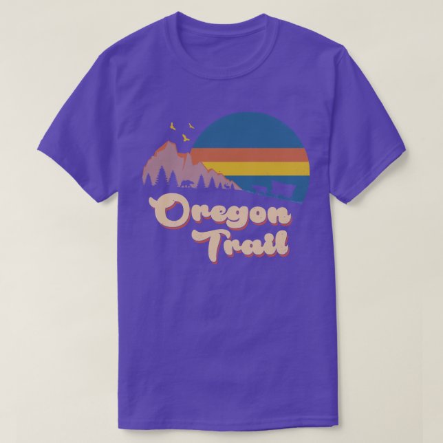 T-shirt Piste Retro Oregon (Design devant)