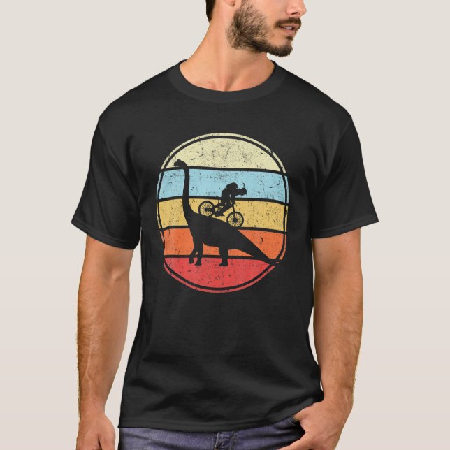 T-shirt Piste VTT Dinosaur VTT Dino Off (Devant)