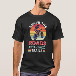 T-shirt Pistes Cyclables Mtb Mountain Bike Bmx 1