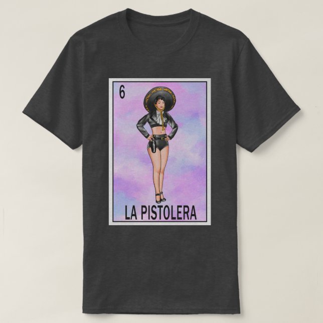 T-shirt Pistolera Loteria (Design devant)