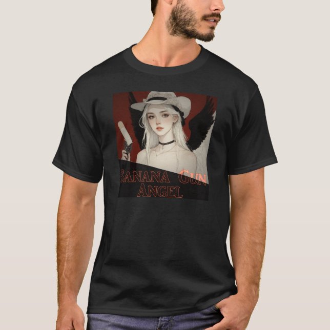 T-shirt Pistolet à banane ange (Devant)