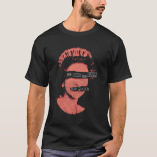 T-shirt Pistols Dieu Officiel Sauvez Le Timbre Rouge De La