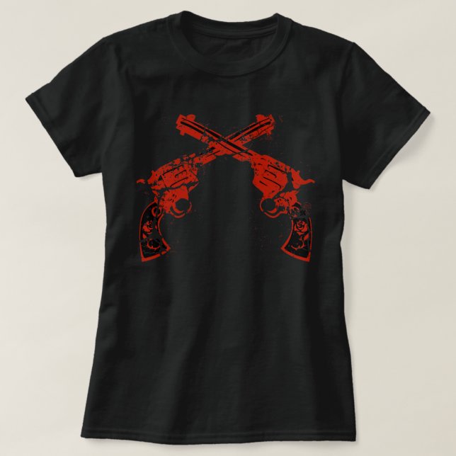 T-shirt Pistols Traversés Rétro (Design devant)
