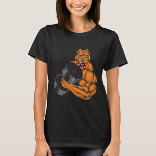 T-shirt Pit Bull Fitness - Poids du corps de levage