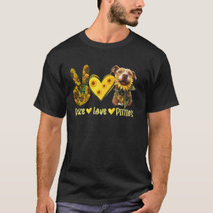 T-shirt Pit Bull Lives Matter Pittie Tournesol Maman Chien