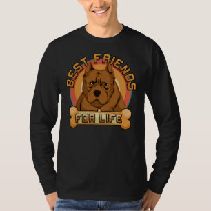 T-shirt Pit Bull Meilleurs Amis Pour La Vie Pit Bull Propr