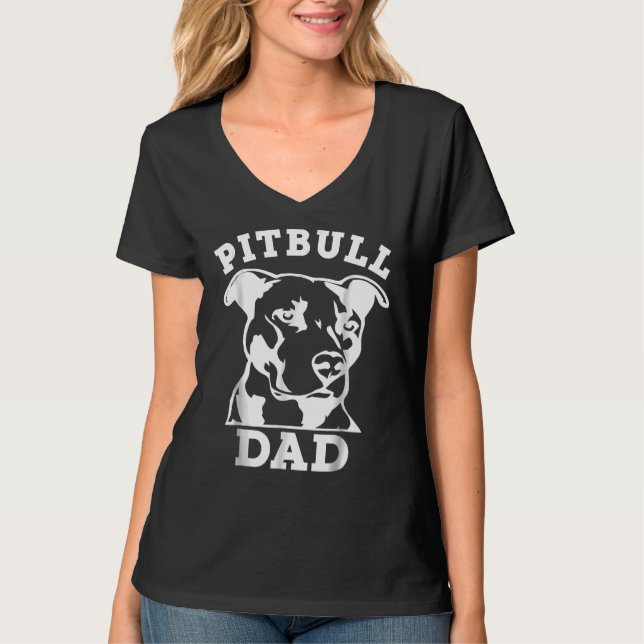 T-shirt Pit Bull Papa (Devant)
