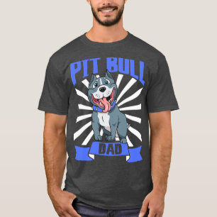 T-shirt Pit Bull Papa Pit Bull