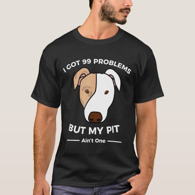 T-shirt Pit Bull Terrier Chemise Love Pitbull Secourt Pitt (Devant)