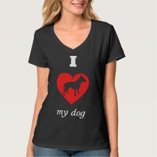 T-shirt Pit Bull Terrier J'Aime Mon Chien