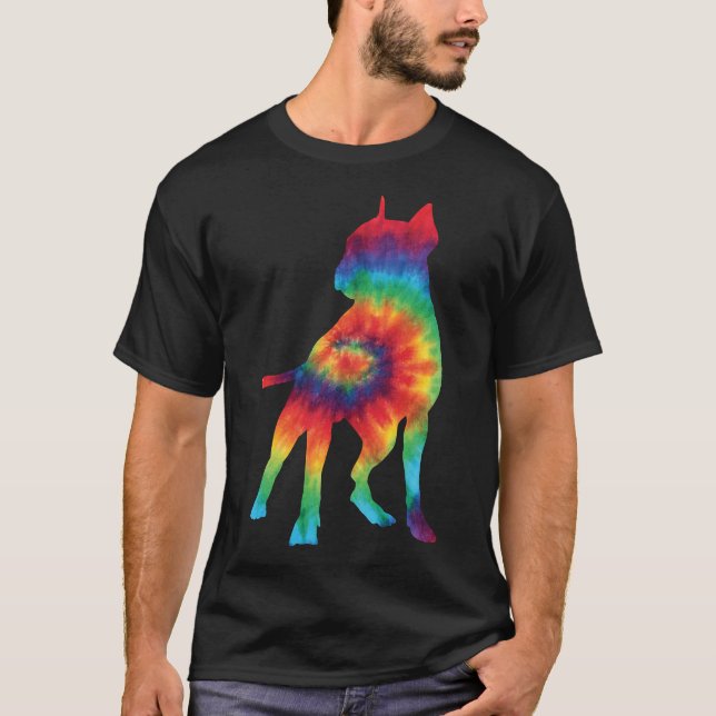 T-shirt Pit Bull Tie Dye 798 (Devant)