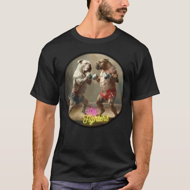T-shirt "Pit Fighters" par Dead Head Fred (Devant)